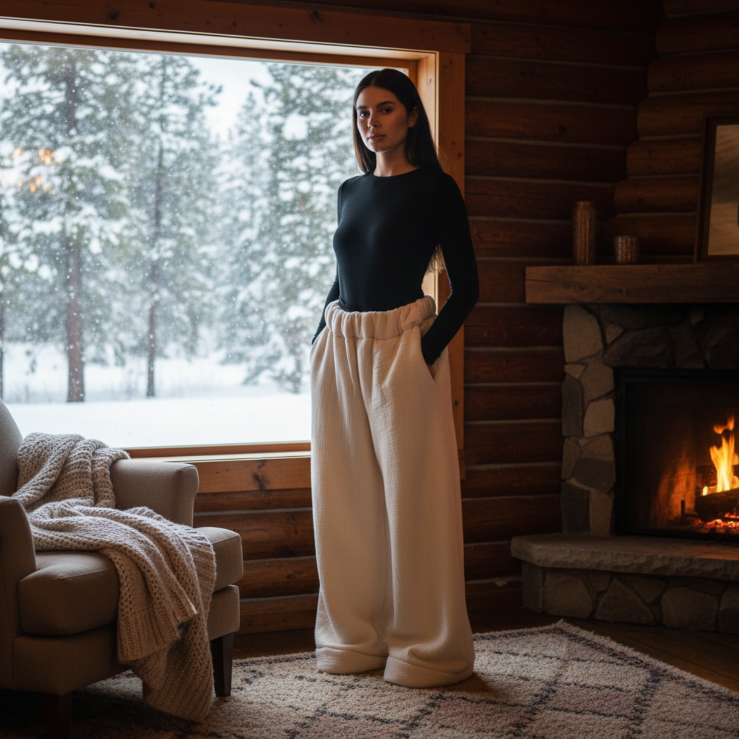 Cloudform Blanket Pants - Beige