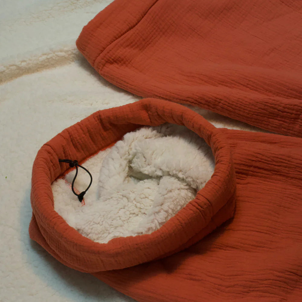 Cloudform Low Rise Blanket Pants - Orange