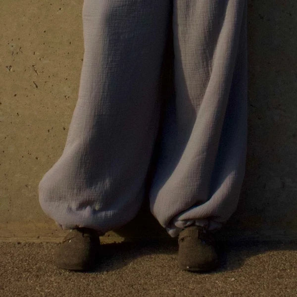 Cloudform Low Rise Blanket Pants - Grey