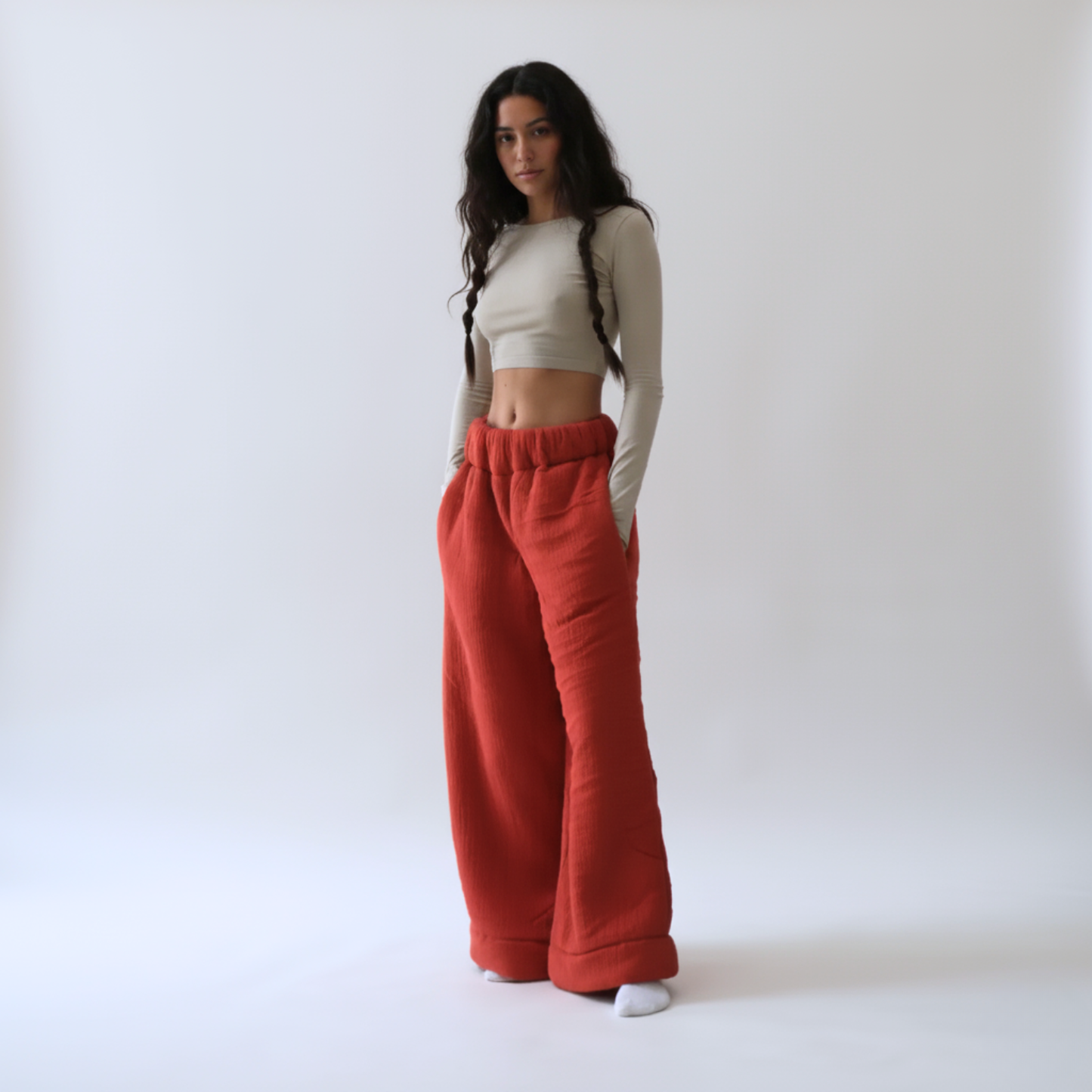 Cloudform Blanket Pants - Orange