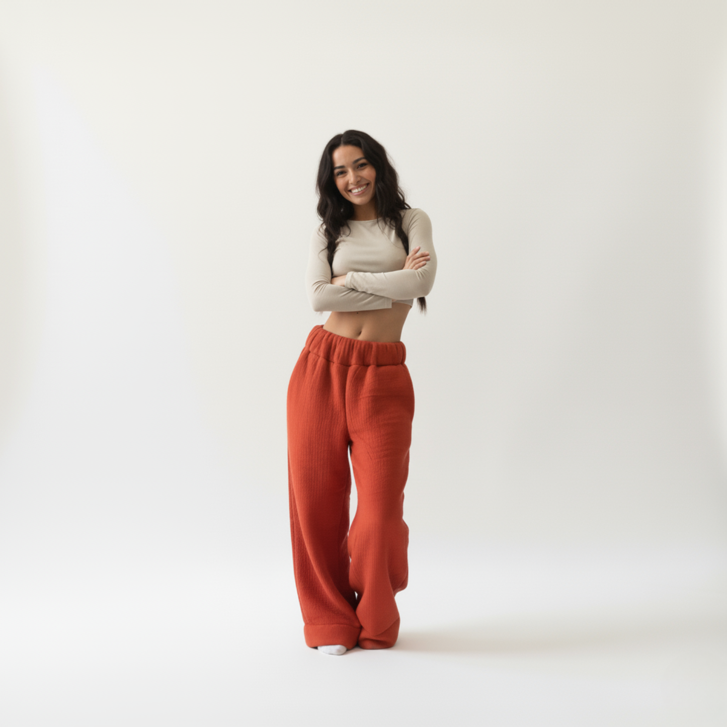 Cloudform Blanket Pants - Orange