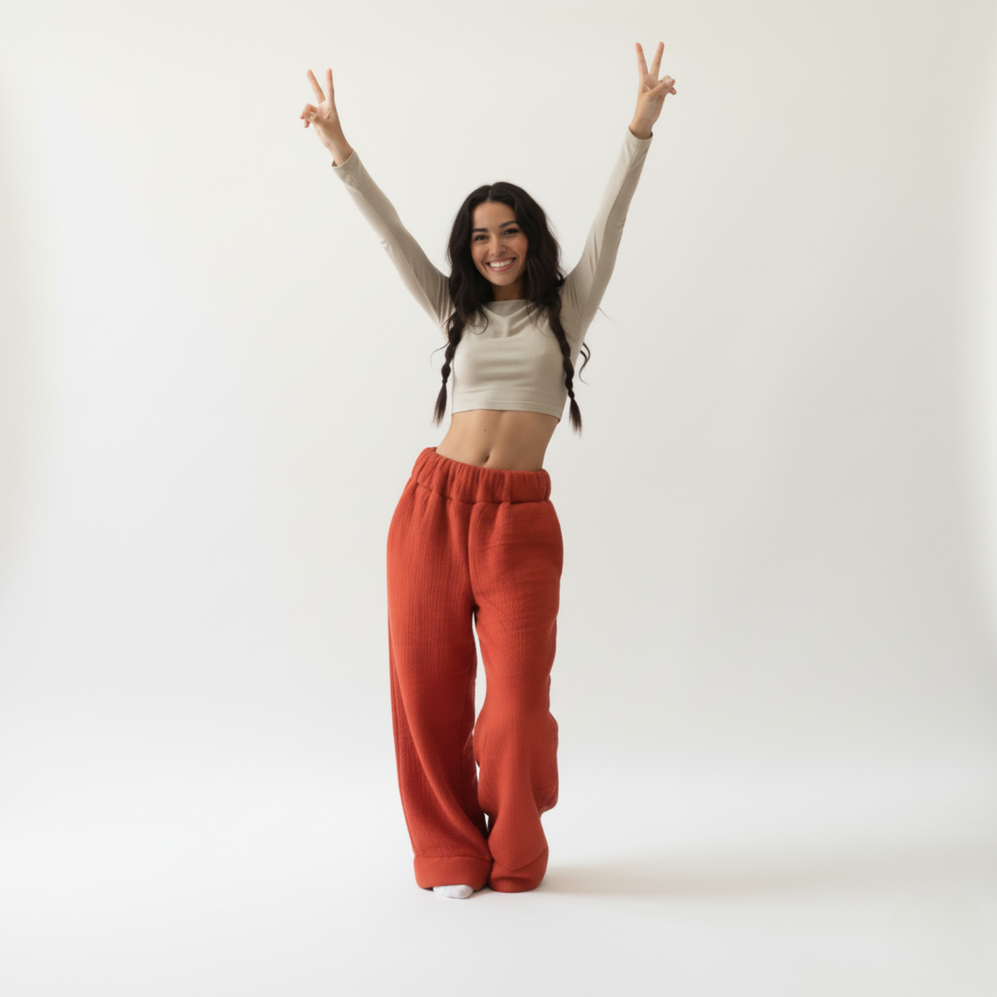 Cloudform Blanket Pants - Orange