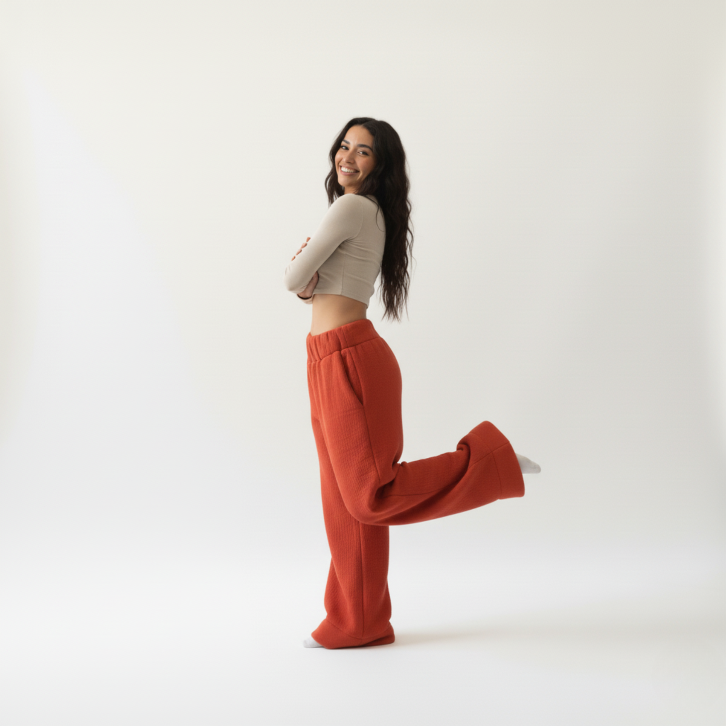 Cloudform Blanket Pants - Orange