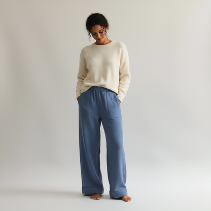 Cloudform Blanket Pants - Blue