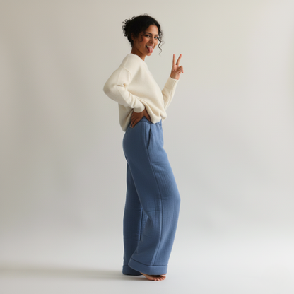 Cloudform Blanket Pants - Blue
