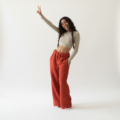 Cloudform Blanket Pants - Orange